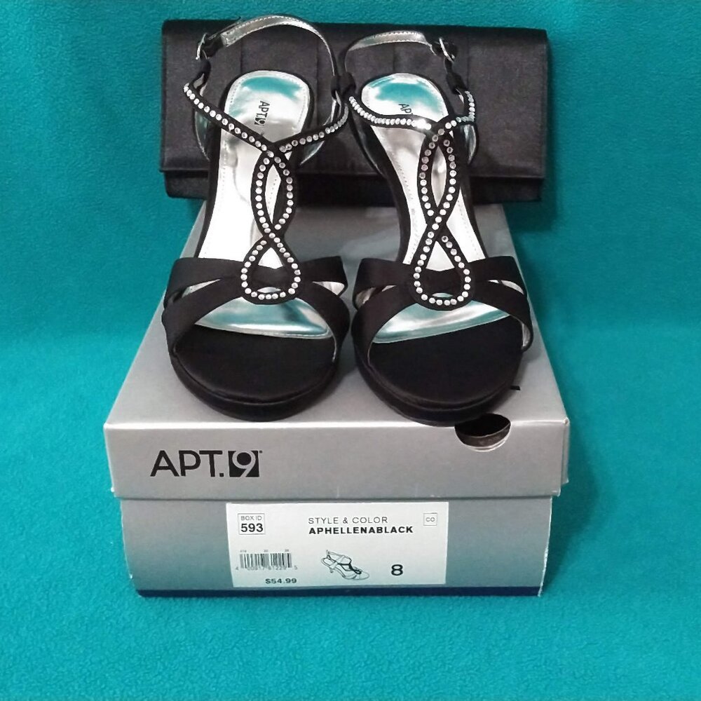 Apt. 9 sandals & clutch